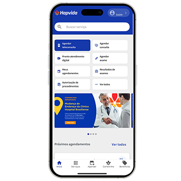 Tabela de Preços Hapvida 2026 3 Aplicativo Hapvida para agendar consultas e exames e acessar a carteirinha digital